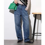 デニムカーヴィーパンツ | atONE | 詳細画像9