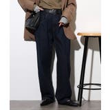 デニムカーヴィーパンツ | atONE | 詳細画像14