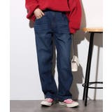 デニムカーヴィーパンツ | atONE | 詳細画像3