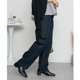 デニムカーヴィーパンツ | atONE | 詳細画像45