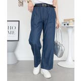 エアリーデニム ウエストゴムパンツ | atONE | 詳細画像10