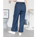 エアリーデニム ウエストゴムパンツ | atONE | 詳細画像12