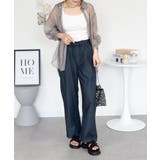 エアリーデニム ウエストゴムパンツ | atONE | 詳細画像21