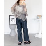 エアリーデニム ウエストゴムパンツ | atONE | 詳細画像23