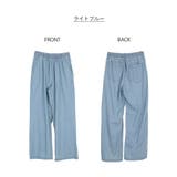 エアリーデニム ウエストゴムパンツ | atONE | 詳細画像29