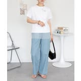 エアリーデニム ウエストゴムパンツ | atONE | 詳細画像5