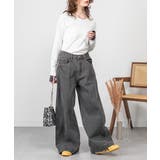 ルーズワイドパンツ | atONE | 詳細画像17 