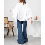 ドレープワイドフレアパンツ | atONE | 詳細画像10 