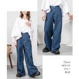 ドレープワイドフレアパンツ | atONE | 詳細画像1 