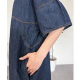 ライトオンスデニムスキッパーネックシャツワンピース | atONE | 詳細画像32 