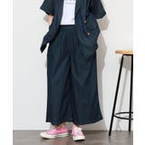 エアリーデニム前タックワイドパンツ | atONE | 詳細画像34