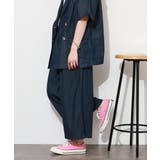 エアリーデニム前タックワイドパンツ | atONE | 詳細画像35