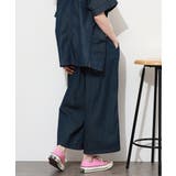 エアリーデニム前タックワイドパンツ | atONE | 詳細画像37