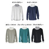 くしゅタートルネック指穴ロングTシャツ ロンt 丸首 | atONE | 詳細画像11 