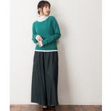 くしゅタートルネック指穴ロングTシャツ ロンt 丸首 | atONE | 詳細画像27 