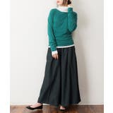 くしゅタートルネック指穴ロングTシャツ ロンt 丸首 | atONE | 詳細画像28 