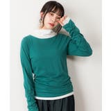 くしゅタートルネック指穴ロングTシャツ ロンt 丸首 | atONE | 詳細画像30 