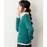 くしゅタートルネック指穴ロングTシャツ ロンt 丸首 | atONE | 詳細画像31 