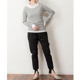 くしゅタートルネック指穴ロングTシャツ ロンt 丸首 | atONE | 詳細画像33 