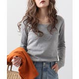 コットンフライス長袖Tシャツ カットソー 長袖 | atONE | 詳細画像11