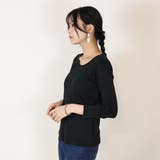 コットンフライス長袖Tシャツ カットソー 長袖 | atONE | 詳細画像20