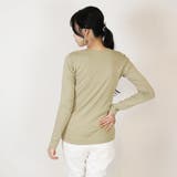 コットンフライス長袖Tシャツ カットソー 長袖 | atONE | 詳細画像27