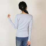 コットンフライス長袖Tシャツ カットソー 長袖 | atONE | 詳細画像30