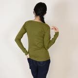 コットンフライス長袖Tシャツ カットソー 長袖 | atONE | 詳細画像39