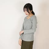 コットンフライス長袖Tシャツ カットソー 長袖 | atONE | 詳細画像41
