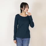 コットンフライス長袖Tシャツ カットソー 長袖 | atONE | 詳細画像43