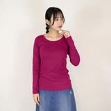 コットンフライス長袖Tシャツ カットソー 長袖 | atONE | 詳細画像46