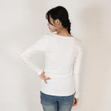 コットンフライス長袖Tシャツ カットソー 長袖 | atONE | 詳細画像31