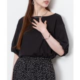 フレア袖ドロップショルダーTシャツ パフ ハーフ | atONE | 詳細画像7