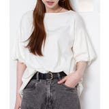 フレア袖ドロップショルダーTシャツ パフ ハーフ | atONE | 詳細画像35