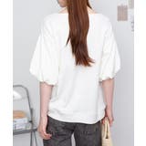 フレア袖ドロップショルダーTシャツ パフ ハーフ | atONE | 詳細画像38
