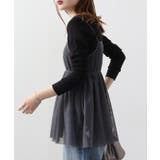 ワッフルVネック長袖Tシャツ ロングスリーブカットソー ロンt | atONE | 詳細画像54