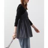 ワッフルVネック長袖Tシャツ ロングスリーブカットソー ロンt | atONE | 詳細画像56