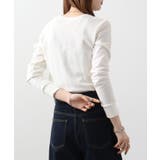 ワッフルVネック長袖Tシャツ ロングスリーブカットソー ロンt | atONE | 詳細画像60