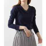 ワッフルVネック長袖Tシャツ ロングスリーブカットソー ロンt | atONE | 詳細画像66