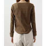 ワッフルVネック長袖Tシャツ ロングスリーブカットソー ロンt | atONE | 詳細画像77