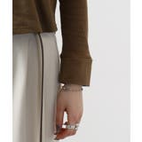 ワッフルVネック長袖Tシャツ ロングスリーブカットソー ロンt | atONE | 詳細画像79