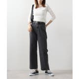 Uネック8分袖コットンフライスTシャツ 半端袖 カットソー | atONE | 詳細画像20