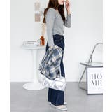 Uネック8分袖コットンフライスTシャツ 半端袖 カットソー | atONE | 詳細画像75