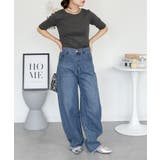 コットンフライス5分袖Tシャツ | atONE | 詳細画像13 