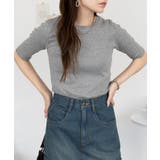 コットンフライス5分袖Tシャツ | atONE | 詳細画像17 