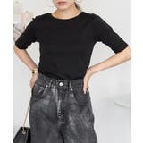 コットンフライス5分袖Tシャツ | atONE | 詳細画像3 