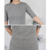 コットンフライス5分袖Tシャツ | atONE | 詳細画像44 