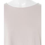 コットンフライスヘムローブ入りカットソー | atONE | 詳細画像9 