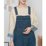 袖口裏タンガリーロングTシャツ ロングスリーブ カットソー | atONE | 詳細画像13 