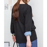 袖口裏タンガリーロングTシャツ ロングスリーブ カットソー | atONE | 詳細画像30 